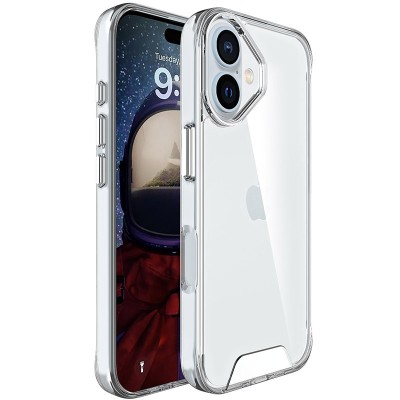 Чохол TPU Space Case transparent для Apple iPhone 16 (6.1") Прозорий Чохол TPU Space Case transparent для Apple iPhone 16 (6.1") Прозорий