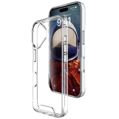 Чохол TPU Space Case transparent для Apple iPhone 16 Plus (6.7") Прозорий