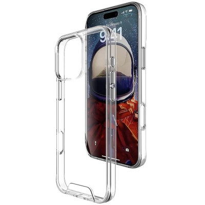 Чохол TPU Space Case transparent для Apple iPhone 16 Pro (6.3") Прозорий