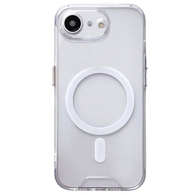 Чохол TPU Space Case with MagSafe для Apple iPhone 16e (6.1") Прозорий Чохол TPU Space Case with MagSafe для Apple iPhone 16e (6.1") Прозорий