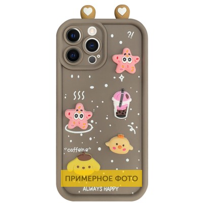 Чохол TPU Toys Case with Ears для Apple iPhone 12 (6.1") Brown Чохол TPU Toys Case with Ears для Apple iPhone 12 (6.1") Brown