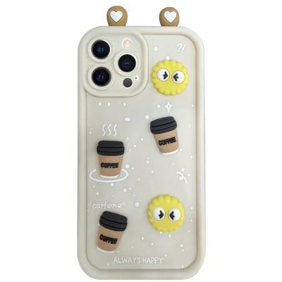 Чохол TPU Toys Case with Ears для Apple iPhone 13 Pro (6.1") Sand