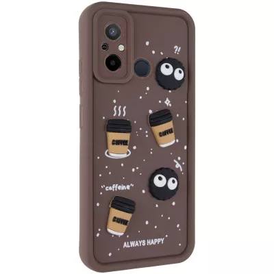 Чохол TPU Toys Case для Xiaomi Redmi 12C / Poco C55 Brown / Always Happy