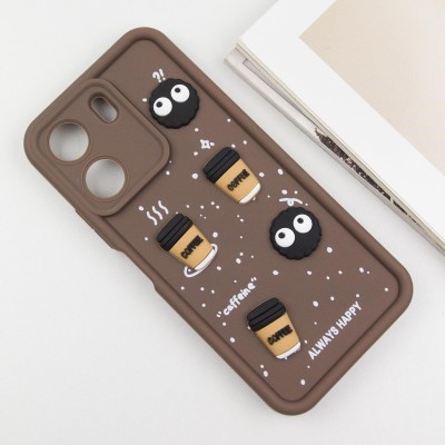 Чохол TPU Toys Case для Xiaomi Redmi 13C / Poco C65 Brown / Always Happy