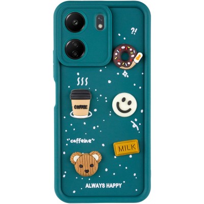 Чохол TPU Toys Case для Xiaomi Redmi 13C / Poco C65 Pine Green / Always Happy