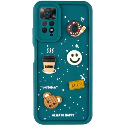 Чохол TPU Toys Case для Xiaomi Redmi Note 11 Pro 4G/5G / 12 Pro 4G Pine Green / Always Happy