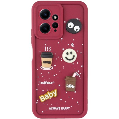 Чохол TPU Toys Case для Xiaomi Redmi Note 12 4G Red / Always Happy