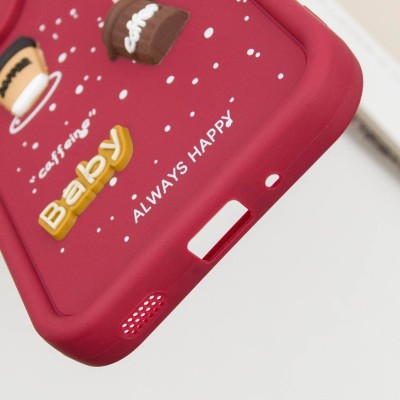 Чохол TPU Toys Case для Xiaomi Redmi Note 12 4G Red / Always Happy