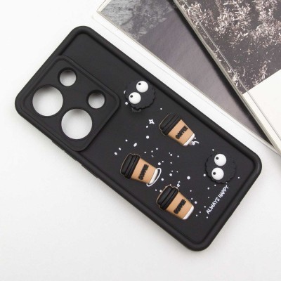 Чохол TPU Toys Case для Xiaomi Redmi Note 13 4G Black / Always Happy