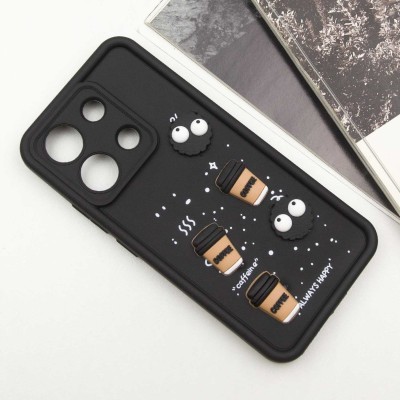 Чохол TPU Toys Case для Xiaomi Redmi Note 13 Pro 4G / Poco M6 Pro 4G Black / Always Happy