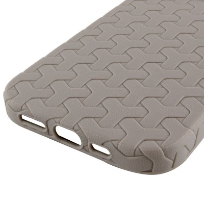 Чохол TPU Weaving для Apple iPhone 12 Pro Max (6.7") Grey Чохол TPU Weaving для Apple iPhone 12 Pro Max (6.7") Grey