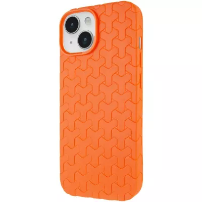 Чохол TPU Weaving для Apple iPhone 15 (6.1") Orange