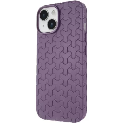 Чохол TPU Weaving для Apple iPhone 15 (6.1") Purple
