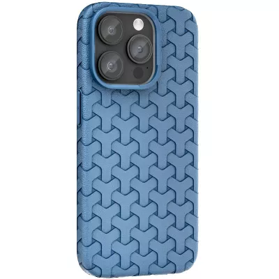 Чохол TPU Weaving для Apple iPhone 15 Pro Max (6.7") Blue