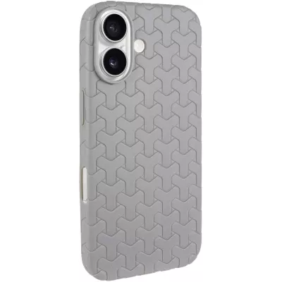 Чохол TPU Weaving для Apple iPhone 16 (6.1") Grey