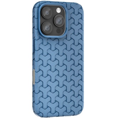 Чохол TPU Weaving для Apple iPhone 16 Pro (6.3") Blue Чохол TPU Weaving для Apple iPhone 16 Pro (6.3") Blue