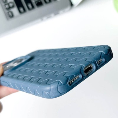 Чохол TPU Weaving для Apple iPhone 16 Pro (6.3") Blue Чохол TPU Weaving для Apple iPhone 16 Pro (6.3") Blue