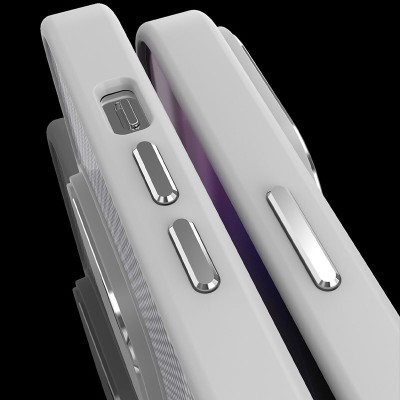 Чохол TPU+PC Carbon Mirage with MagSafe для Apple iPhone 15 Pro (6.1") Grey