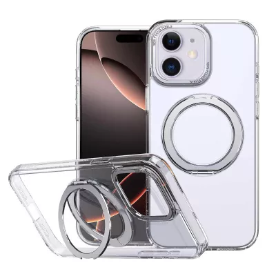 Чохол TPU+PC Empire with MagSafe and Ring для Apple iPhone 11 (6.1") Clear