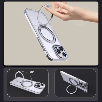 Чохол TPU+PC Empire with MagSafe and Ring для Apple iPhone 15 Pro (6.1") Clear