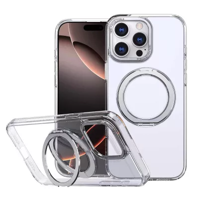 Чохол TPU+PC Empire with MagSafe and Ring для Apple iPhone 15 Pro Max (6.7") Clear