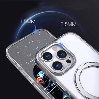 Чохол TPU+PC Empire with MagSafe and Ring для Apple iPhone 15 Pro Max (6.7") Clear