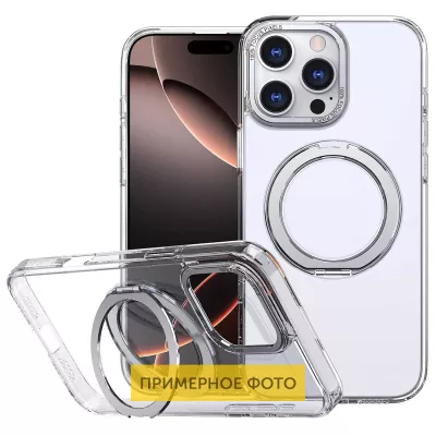 Чохол TPU+PC Empire with MagSafe and Ring для Apple iPhone 16e (6.1") Clear