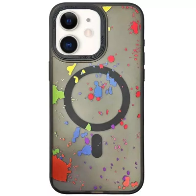 Чохол TPU+PC Flush with MagSafe для Apple iPhone 11 (6.1") Titanium black