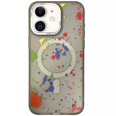 Чохол TPU+PC Flush with MagSafe для Apple iPhone 11 (6.1") Titanium grey