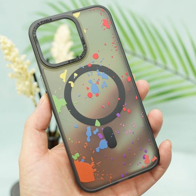 Чохол TPU+PC Flush with MagSafe для Apple iPhone 11 (6.1") Titanium grey