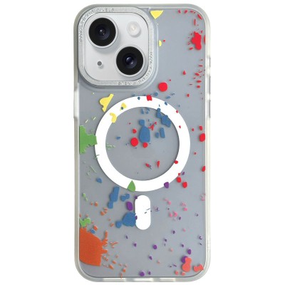 Чохол TPU+PC Flush with MagSafe для Apple iPhone 13 (6.1") White