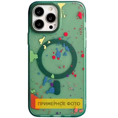 Чохол TPU+PC Flush with MagSafe для Apple iPhone 16 (6.1") Dark green Чохол TPU+PC Flush with MagSafe для Apple iPhone 16 (6.1") Dark green