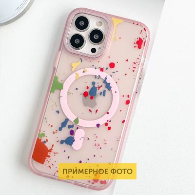 Чохол TPU+PC Flush with MagSafe для Samsung Galaxy S24 / S25 Baby pink