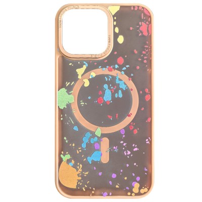 Чохол TPU+PC Flush with MagSafe для Samsung Galaxy S24 / S25 Desert gold