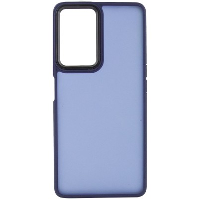 Чохол TPU+PC Lyon Frosted для Oppo A96 Navy Blue