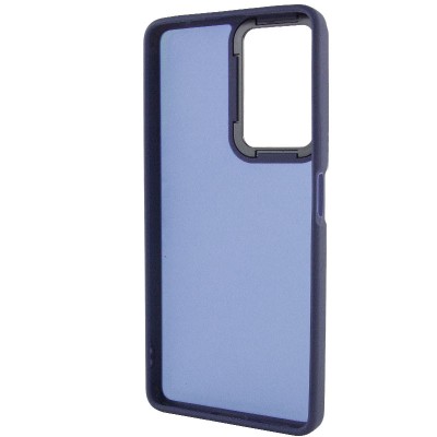 Чохол TPU+PC Lyon Frosted для Oppo A96 Navy Blue