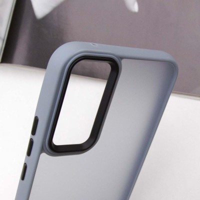 Чохол TPU+PC Lyon Frosted для Samsung Galaxy A55 Sierra Blue