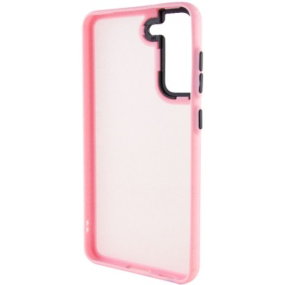 Чохол TPU+PC Lyon Frosted для Samsung Galaxy S21 FE Pink