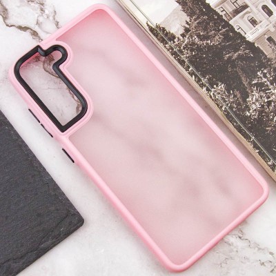 Чохол TPU+PC Lyon Frosted для Samsung Galaxy S21 FE Pink