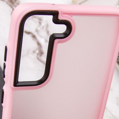 Чохол TPU+PC Lyon Frosted для Samsung Galaxy S21 FE Pink