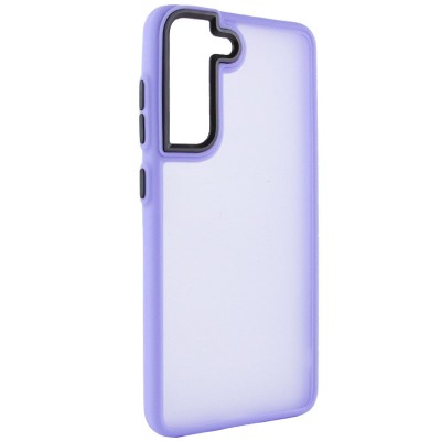Чохол TPU+PC Lyon Frosted для Samsung Galaxy S21 FE Purple