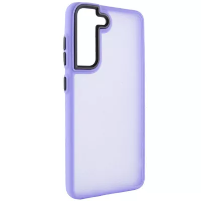 Чохол TPU+PC Lyon Frosted для Samsung Galaxy S21 FE Purple