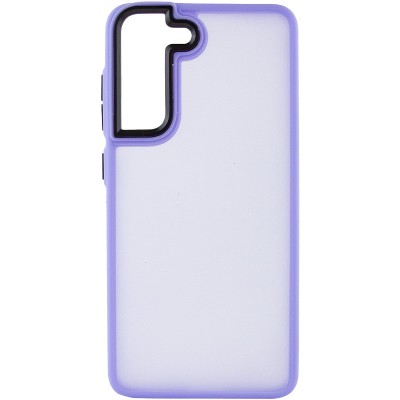 Чохол TPU+PC Lyon Frosted для Samsung Galaxy S21 FE Purple