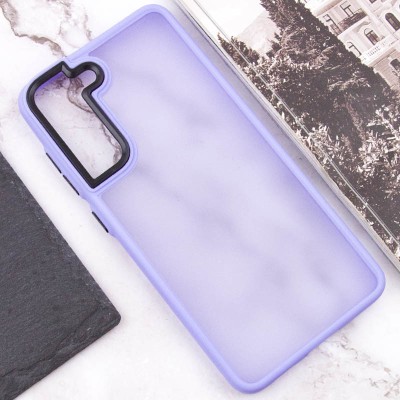 Чохол TPU+PC Lyon Frosted для Samsung Galaxy S21 FE Purple