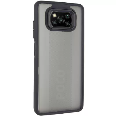 Чохол TPU+PC Lyon Frosted для Xiaomi Poco X3 NFC / Poco X3 Pro Black