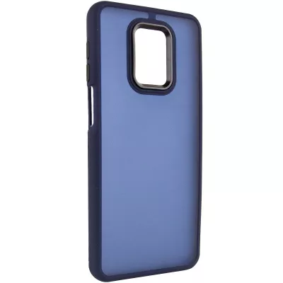 Чохол TPU+PC Lyon Frosted для Xiaomi Redmi Note 9s / Note 9 Pro / Note 9 Pro Max Navy Blue