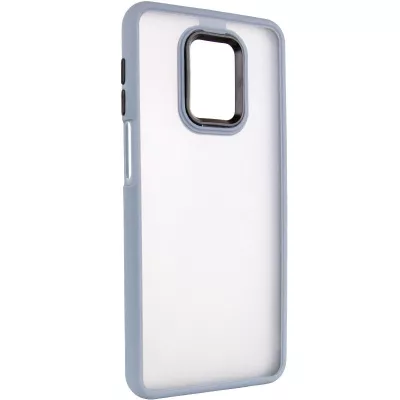 Чохол TPU+PC Lyon Frosted для Xiaomi Redmi Note 9s / Note 9 Pro / Note 9 Pro Max Sierra Blue
