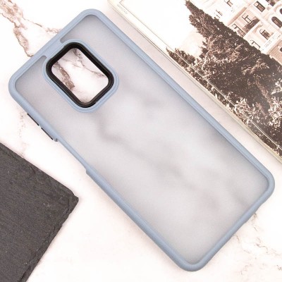 Чохол TPU+PC Lyon Frosted для Xiaomi Redmi Note 9s / Note 9 Pro / Note 9 Pro Max Sierra Blue