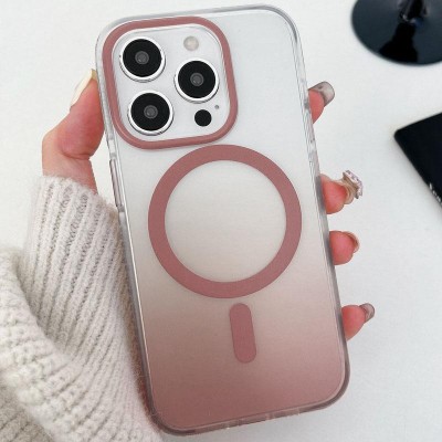 Чохол TPU+PC Phantom with MagSafe для Apple iPhone 15 Pro Max (6.7") Rose Gold