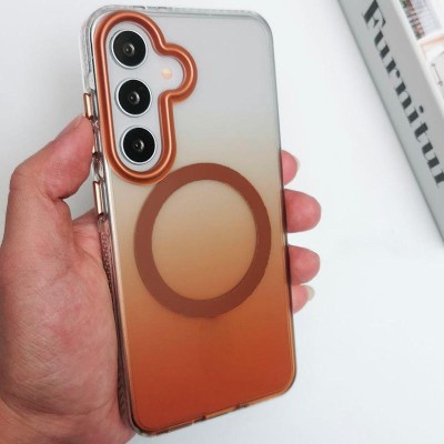 Чохол TPU+PC Phantom with MagSafe для Samsung Galaxy S25+ Rose Gold
